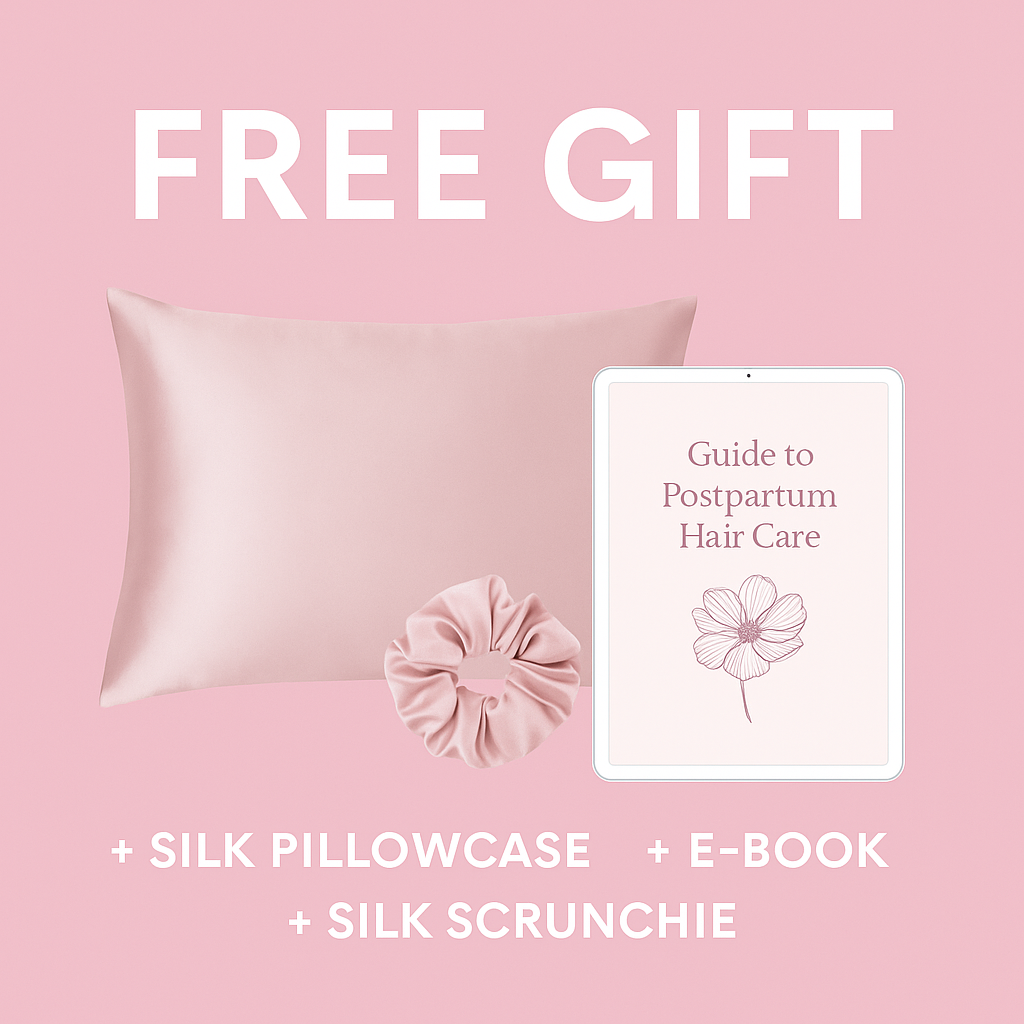 Silk Pillow Case + Silk Scrunchie & E-Book